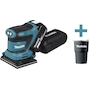 MAKITA DBO480RTJ 18V cordless orbital sander 112x102mm in MAKPAC (2x 5.0Ah battery + charger)