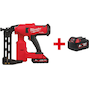 MILWAUKEE M18 FFUS-302C FUEL accu-nietmachine voor hekwerk in transportkoffer (2x 3,0Ah accu + lader) - 4933479832