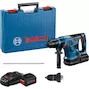 BOSCH GBH 18V-34 CF accu-combihamer BITURBO SDS-Plus in koffer (2x 8,0Ah accu + lader) - 0611914002