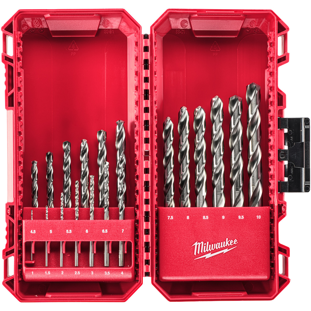 MILWAUKEE 4932493869 THUNDERWEB HSS-G metal drill bit set in