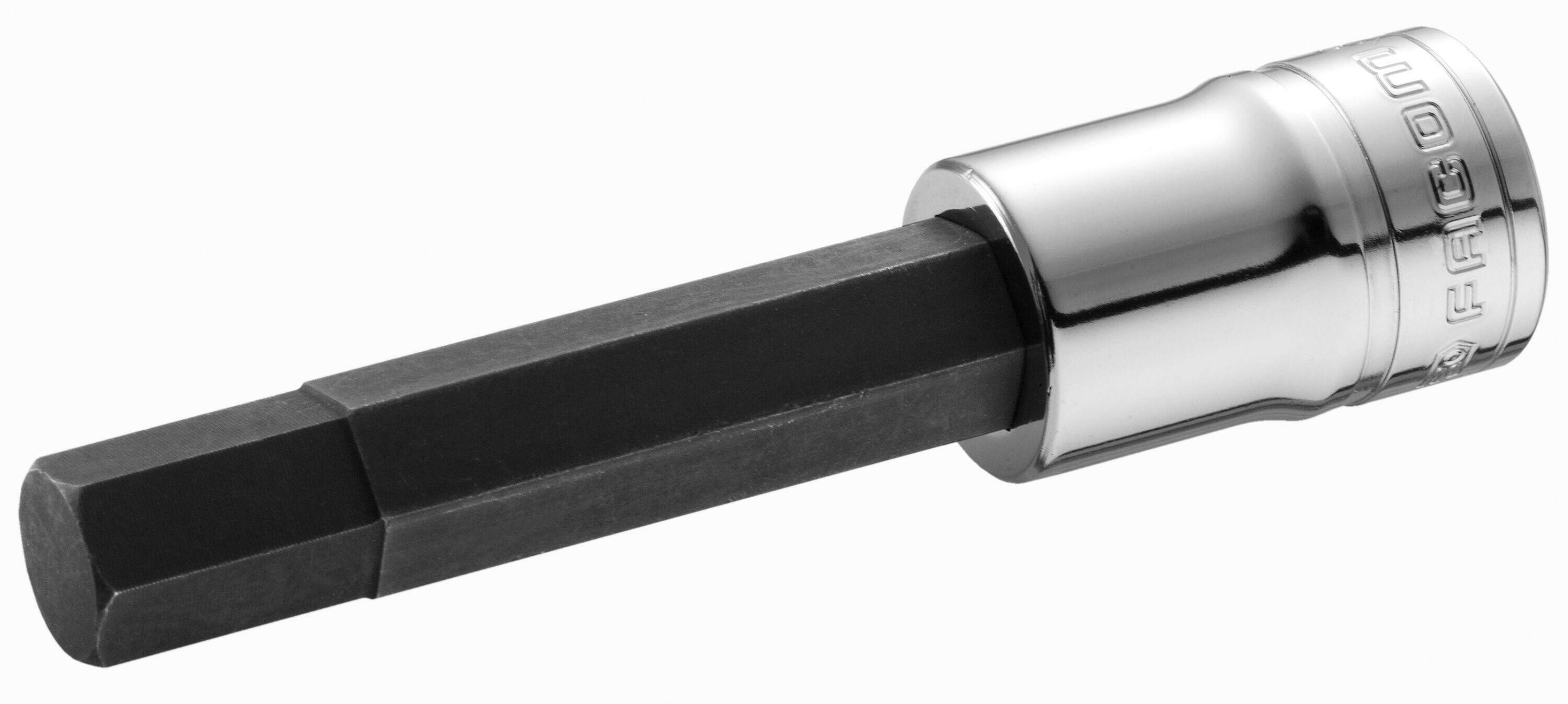 Douille Facom 1/2'' 7 Mm Longue - Pour Clé à Cliquet - Embout Hexa Non Amovible - 100 Mm