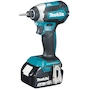 MAKITA DTD153T1J 18V LXT cordless impact screwdriver 170Nm 1/4" Hex in MAKPAC (1x 5.0Ah battery)