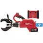 MILWAUKEE M18 HCC75R-502C FORCE LOGIC hydraulic underground battery cable cutter in transport case (2x 5.0Ah battery + charger) - 4933459271