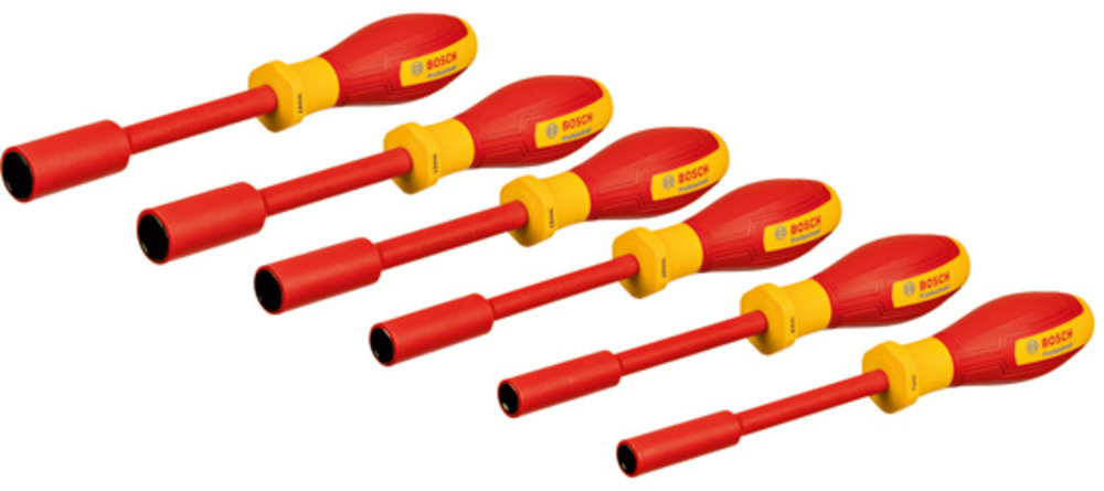 BOSCH 1600A02NF3 VDE socket wrench set 6-piece | Klium BOSCH 1600A02NF3 VDE socket wrench set 6-piece | Klium
