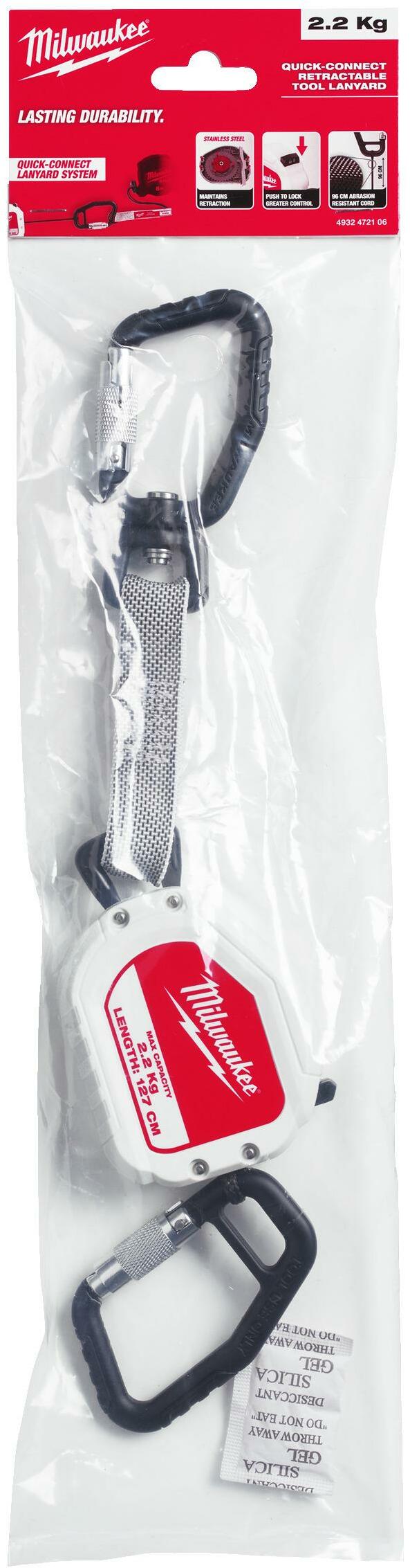 Milwaukee Quick-Connect retractable tool lanyard 2.2 kg | Klium.com