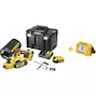 DEWALT DCP580P2-QW 18V XR brushless cordless planer + dust bag in TSTAK case (2x 5.0Ah battery + charger)
