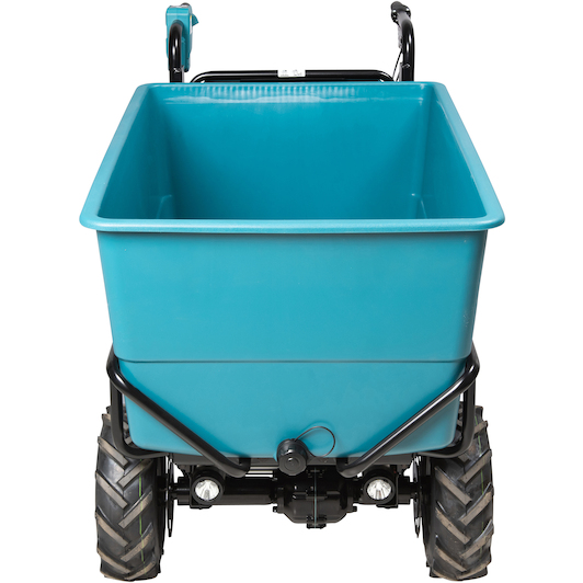 MAKITA DCU605Z 2x18V LXT cordless wheelbarrow with fixed, flat tub