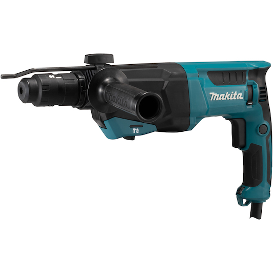 MAKITA HR2670 combi hammer with SDS-Plus 800W J 17-piece drill and  chisel set in case HR2670FTX2