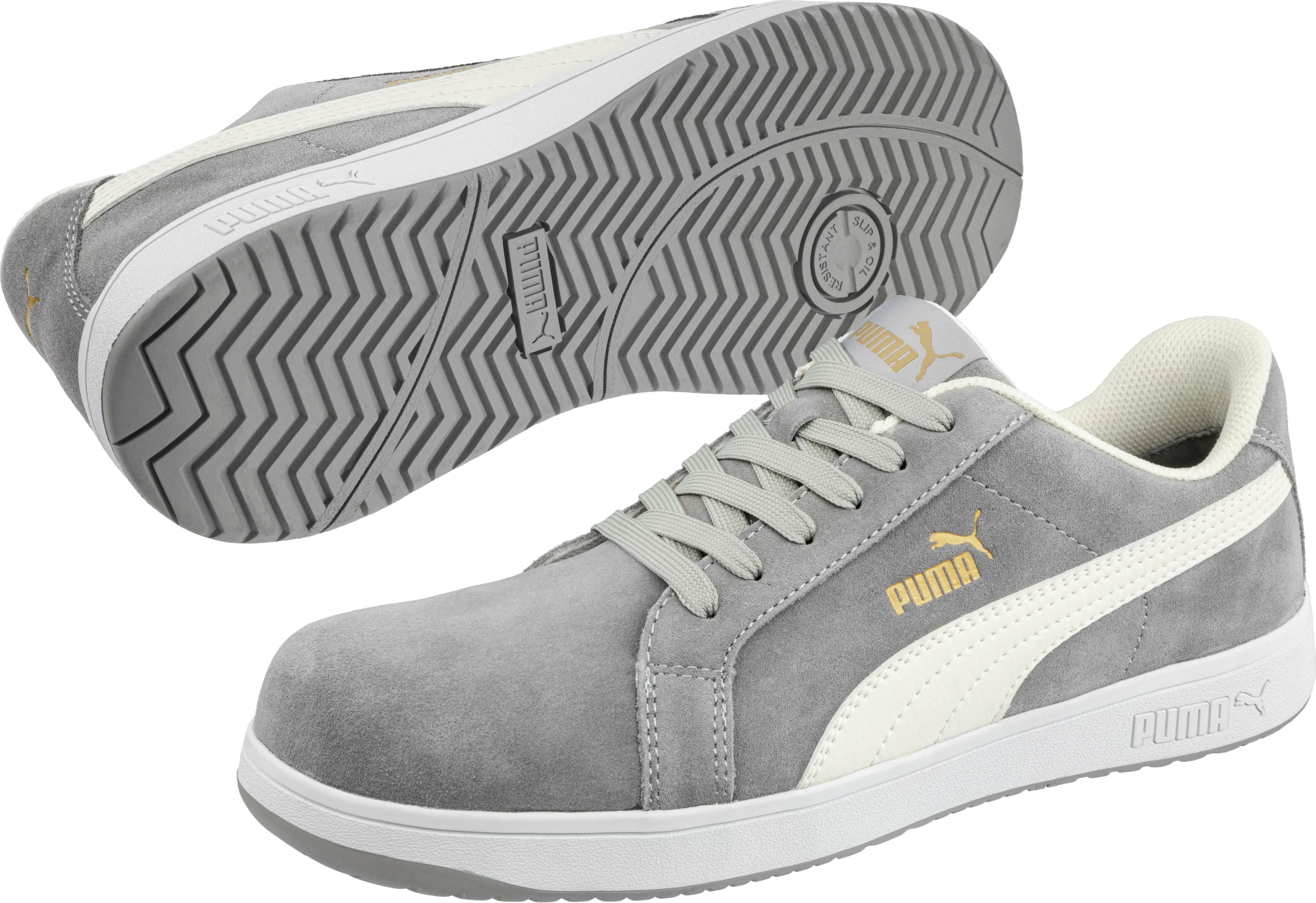 PUMA Iconic Suede S1PL safety shoe low (grey) 901 12496 6700-37