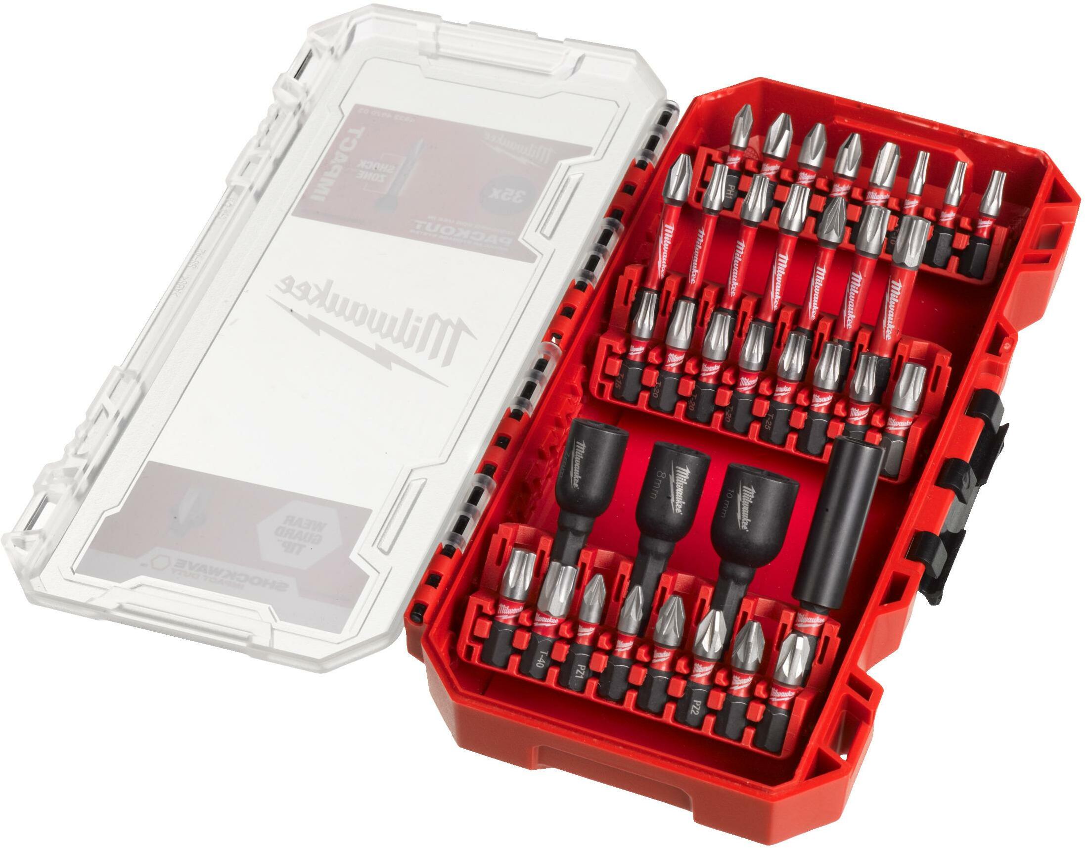 MILWAUKEE 4932492003 SHOCKWAVE IMPACT DUTY bit set 35-piece | Klium