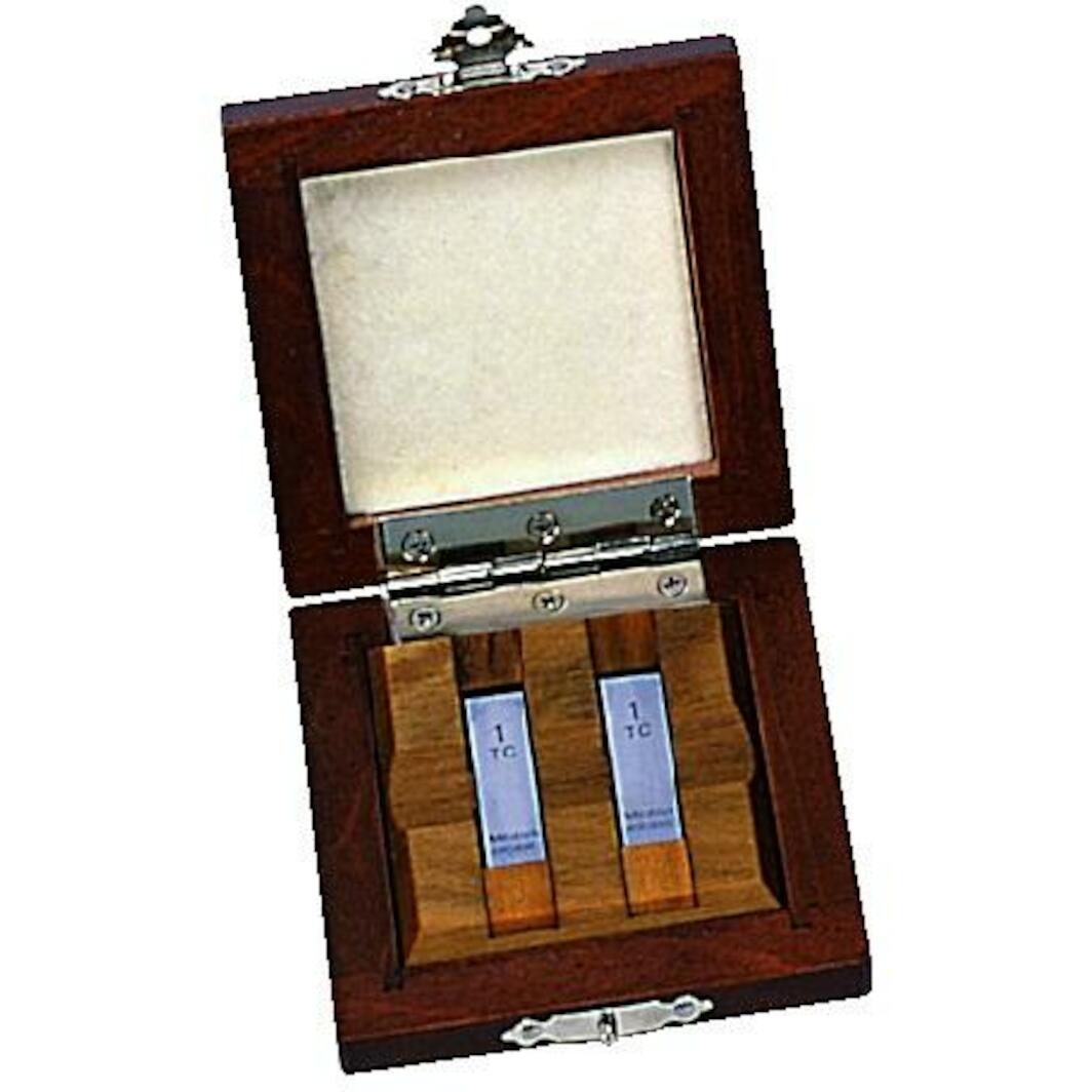 MITUTOYO 516-802-10 carbide notch mat set with inspection certificate ...