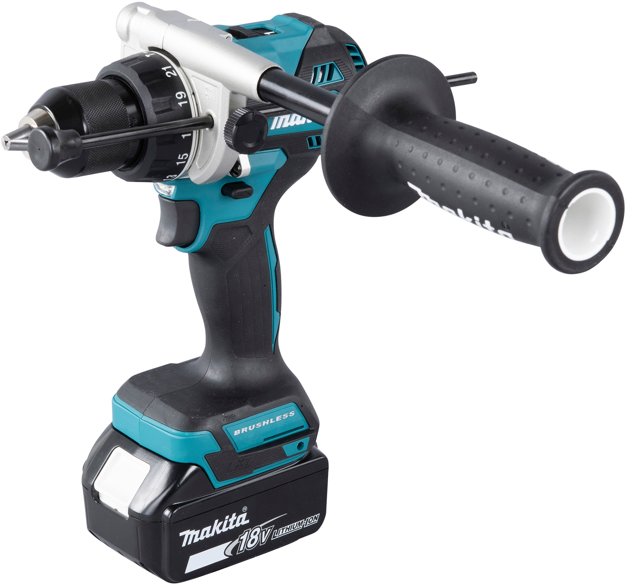 MAKITA DHP486RT3J 18V LXT cordless hammer drill in MAKPAC II (3x  battery charger)