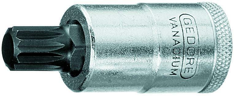 Gedore 1449850 Screwdriver Bit Socket 1/2 Inch Drive, Long RIBE M6...