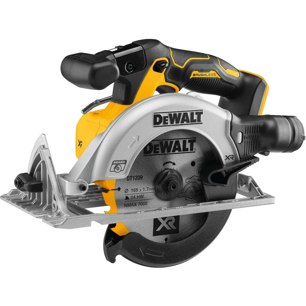 DEWALT DCS565NTXJ 18V XR Brushless cordless circular saw 55mm 165mm in