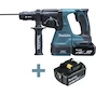 MAKITA DHR243RTJ 18V LXT accu-combihamer SDS-Plus 24mm in MAKPAC IV (2x 5,0Ah accu + lader)