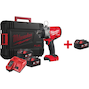MILWAUKEE M18 FHIW2P12-502X Clé à chocs sans fil FUEL 1/2" avec goupille de verrouillage à ressort en HD Box (2x batterie 5 Ah + chargeur) - 4933492786