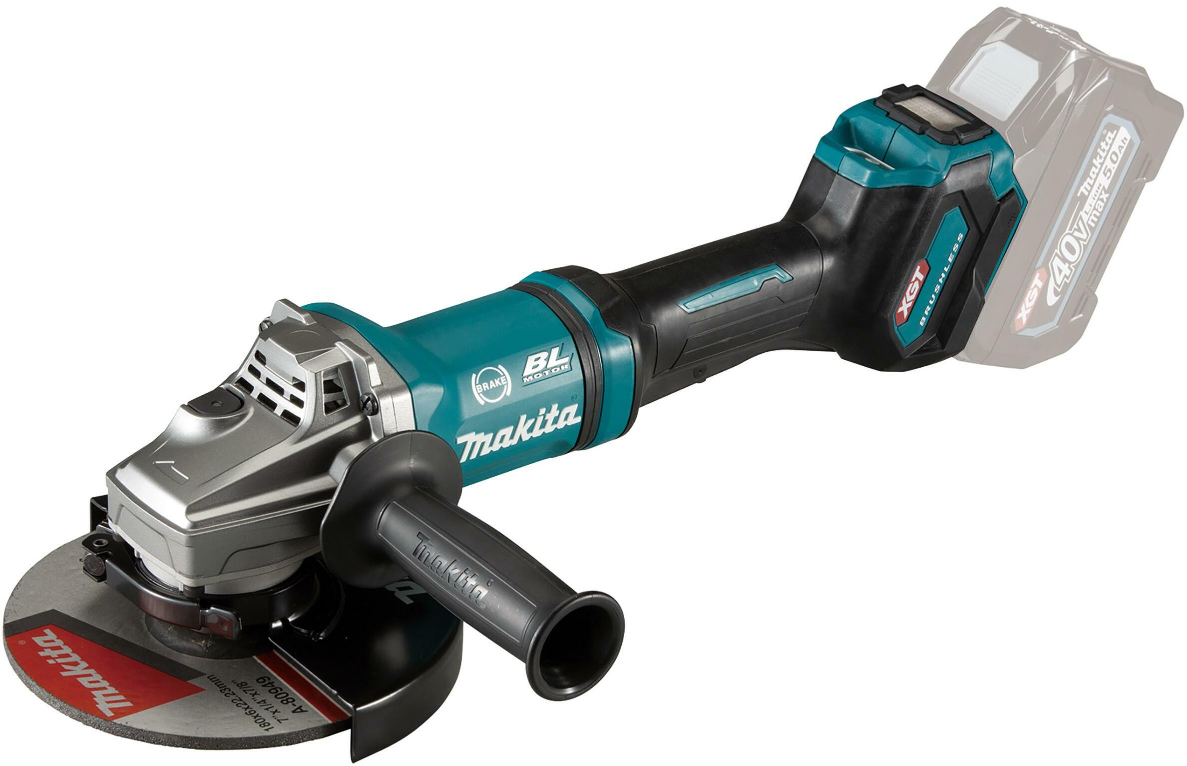 MAKITA GA037GZ01 40Vmax XGT angle battery grinder 180mm AWS