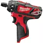 MILWAUKEE M12 BD-0 subcompacte accu-schroevendraaier (zonder accu en lader) - 4933441910