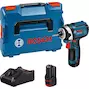 BOSCH GDR 12 V-105 cordless impact wrench in L-Boxx 102 (2x 2.0Ah battery + charger) - 06019A6977