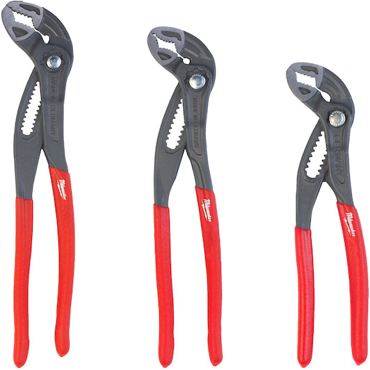 MILWAUKEE 4932498543 water pump pliers set 3-piece | Klium
