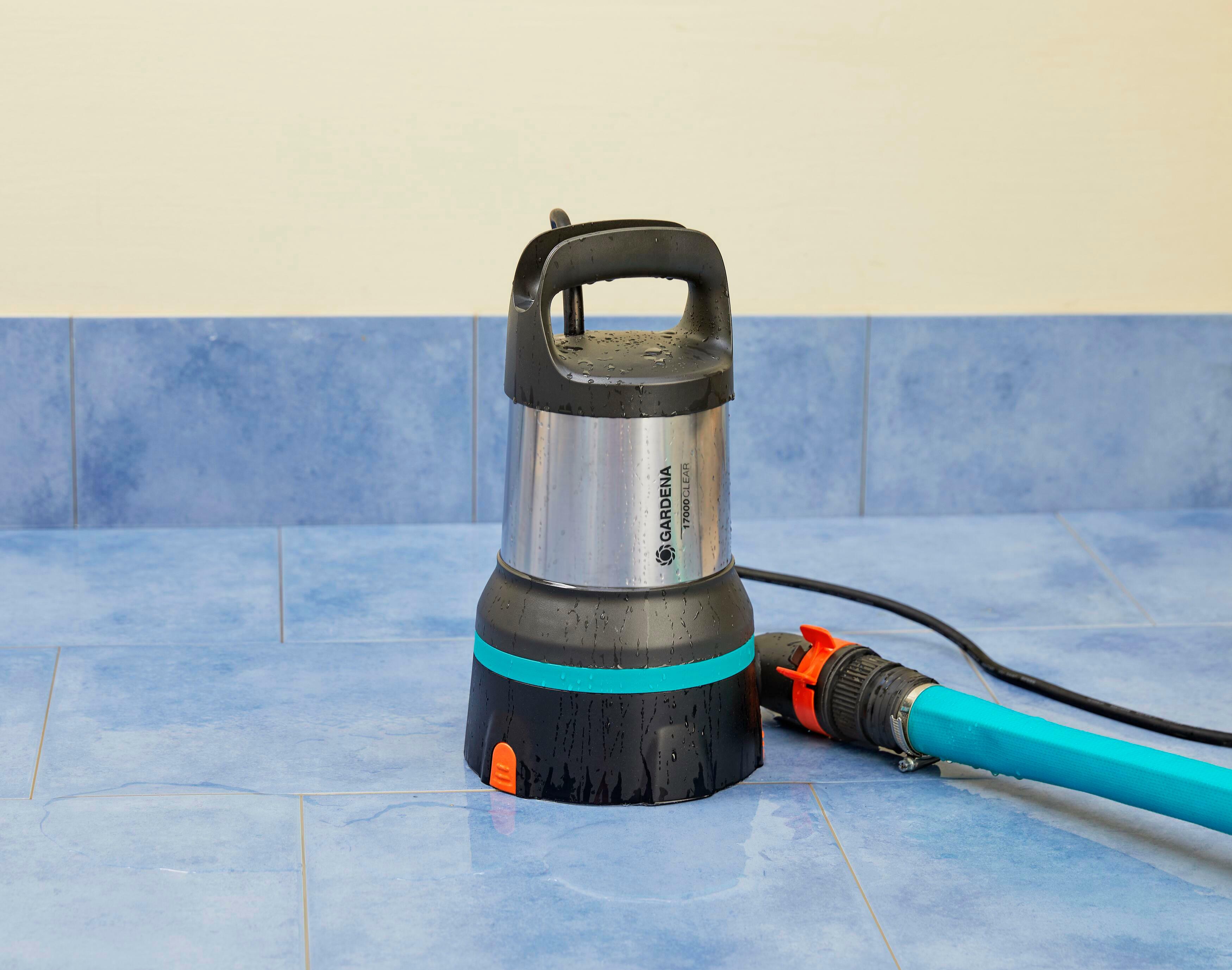 Gardena Schoonwater Dompelpomp 17000 Aquasensor - Krachtige Ontwateringspomp 17000 L/u Met Slimme Sensor
