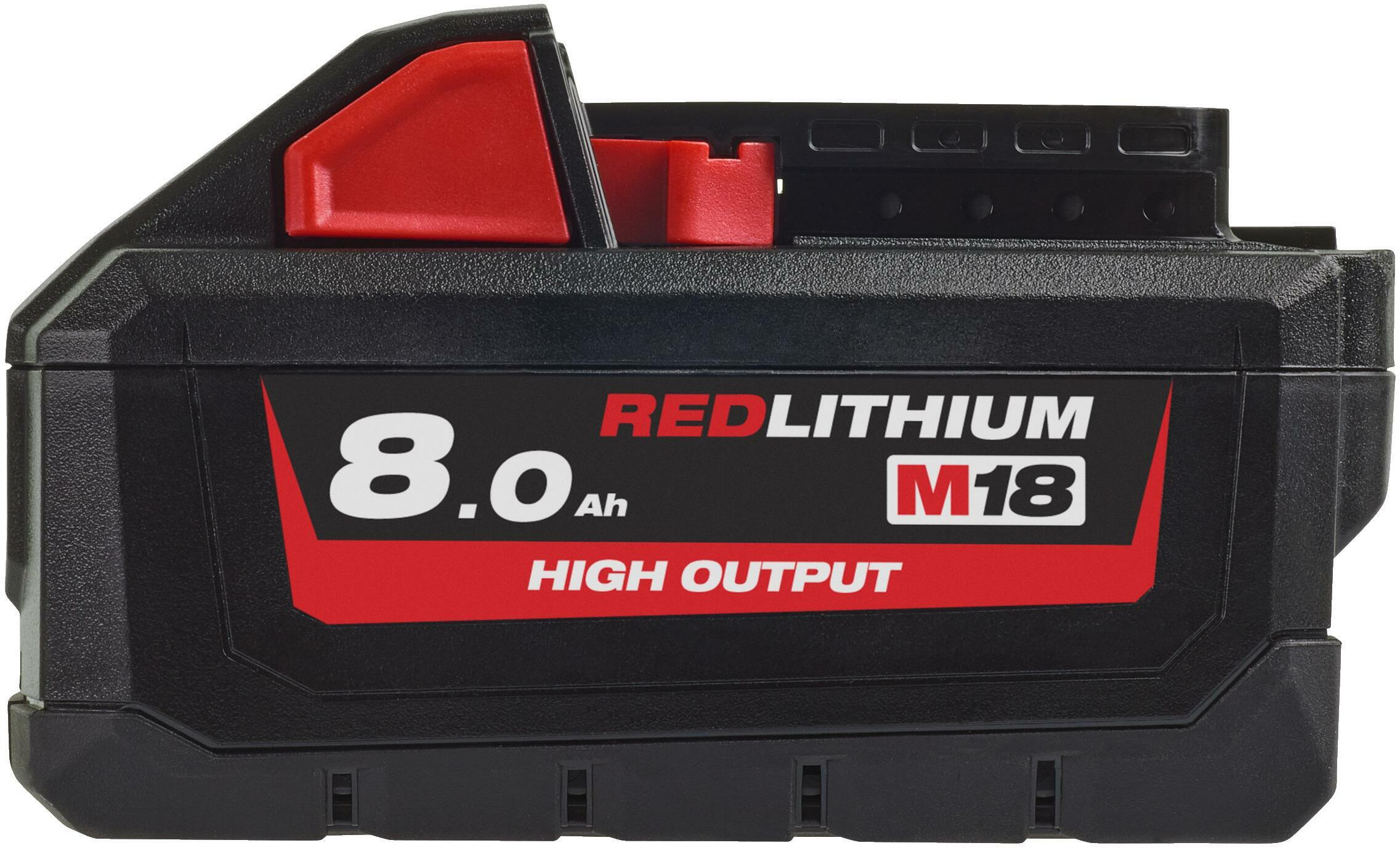 Ah M18 Red Lithium Milwaukee Battery Milwaukee M18 HB8 High Output