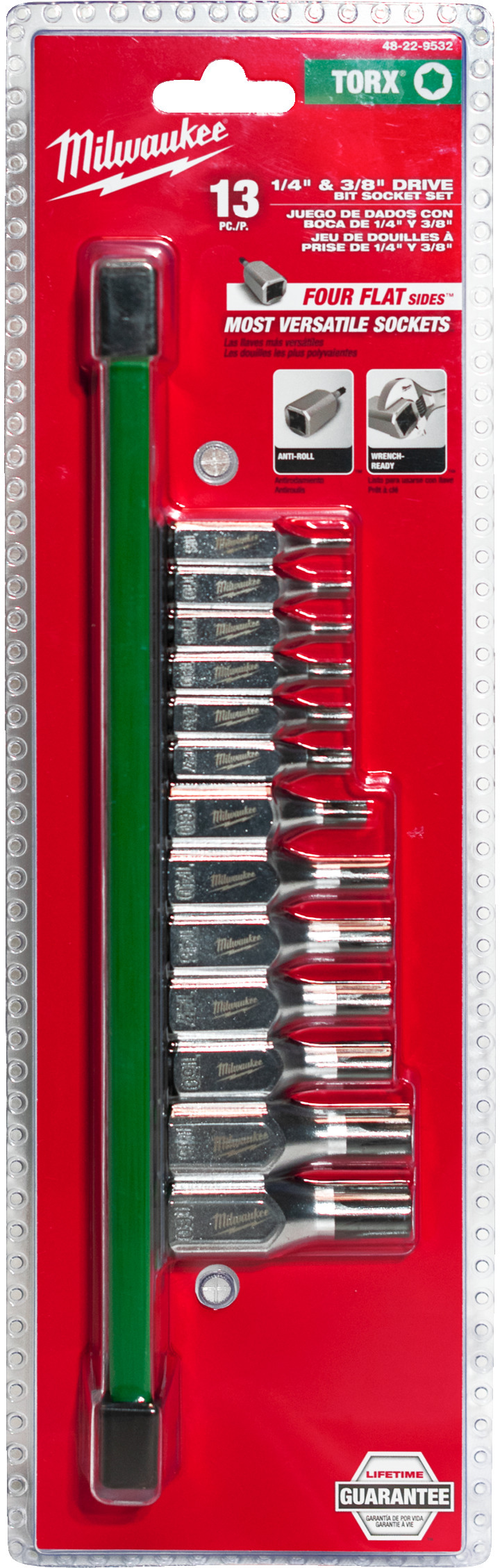 MILWAUKEE 4932480565 Bit socket wrench set 1/4