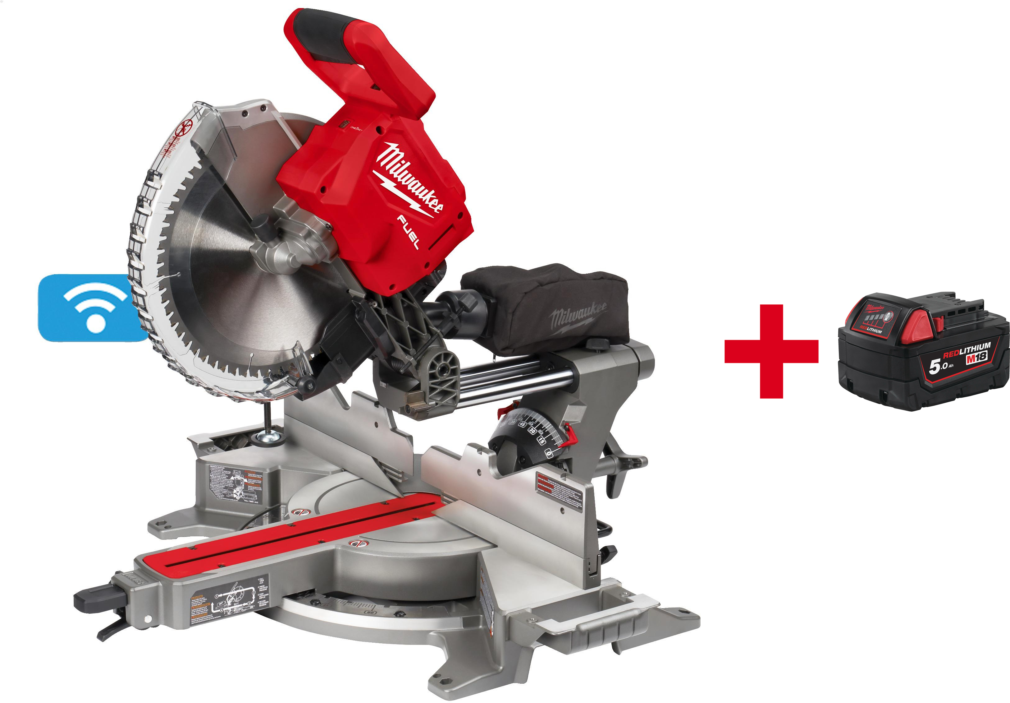 MILWAUKEE M18 FMS305-0 Tronçonneuse sans fil FUEL ONE-KEY 305 mm (sans batterie + chargeur) - 4933471205