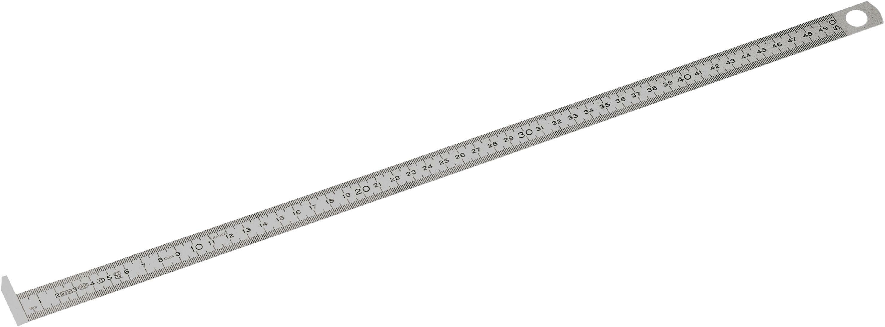 FACOM DELA.1052.200 stainless steel ruler with heel 13x0.5 | Klium