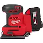 MILWAUKEE M18 BQSS-502B cordless orbital sander in carrying case (2x 5.0Ah battery + charger) - 4933479967