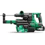HIKOKI DH3628DCWEZ 36V cordless SDS-Plus combination hammer + quick-change drill chuck with dust extraction unit in HSC IV (2 x 2.5Ah MV batteries + charger)