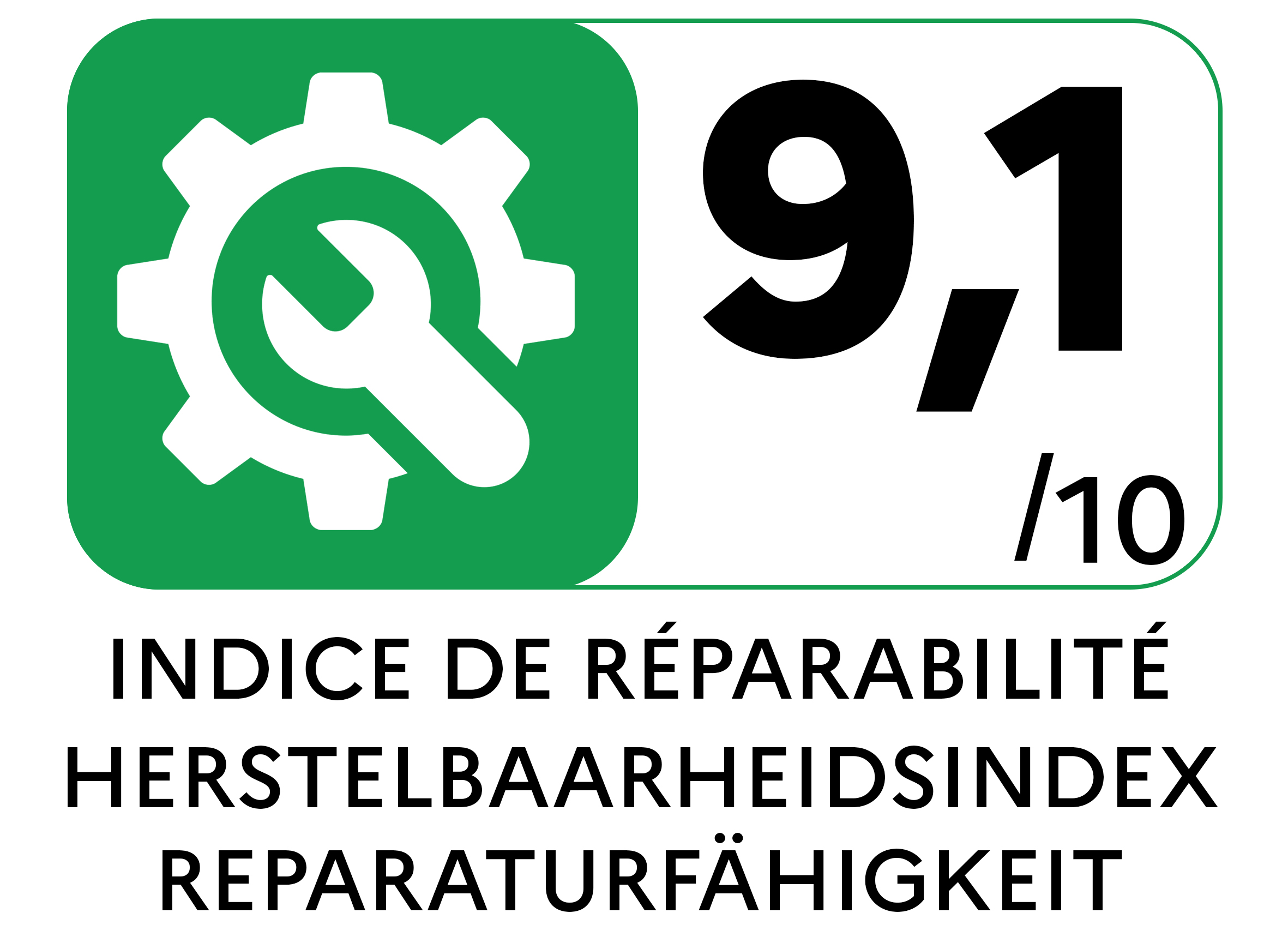 L indice de réparabilité indique la facilité de réparation d un produit. Plus le score est élevé (0