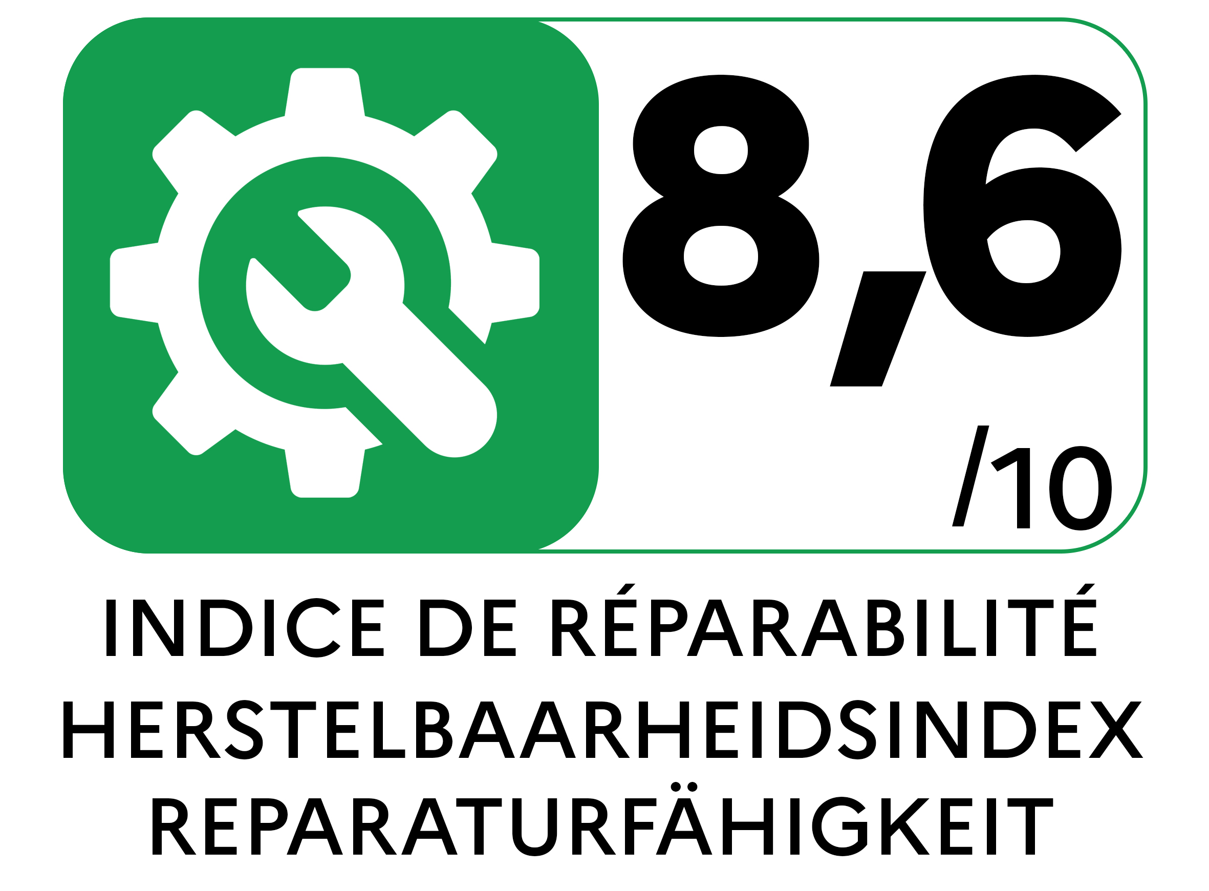 L indice de réparabilité indique la facilité de réparation d un produit. Plus le score est élevé (0