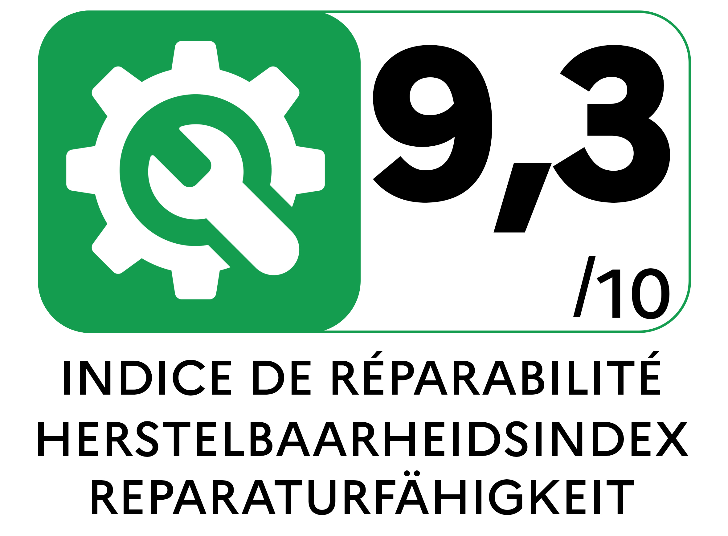 L indice de réparabilité indique la facilité de réparation d un produit. Plus le score est élevé (0